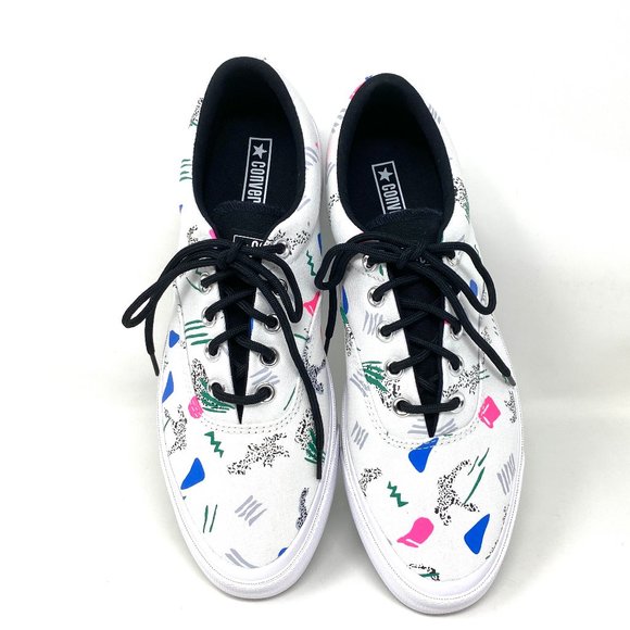 💖MEGA SALE💖Converse Men's SKID GRIP CVO OX White Print Canvas Low Top 170724 - Picture 7 of 10